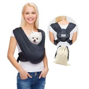 Pet carrier front pack sling
